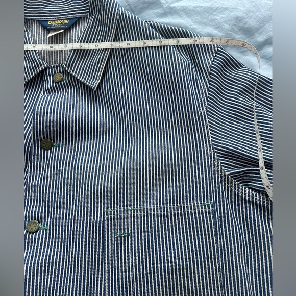 RARE Vintage Oshkosh B’Gosh Adult Size 44R Train Engineer Conductor Work Jacket - Picture 8 of 11